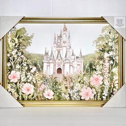 Viral TikTok Hobby Lobby Pink Castle Painting