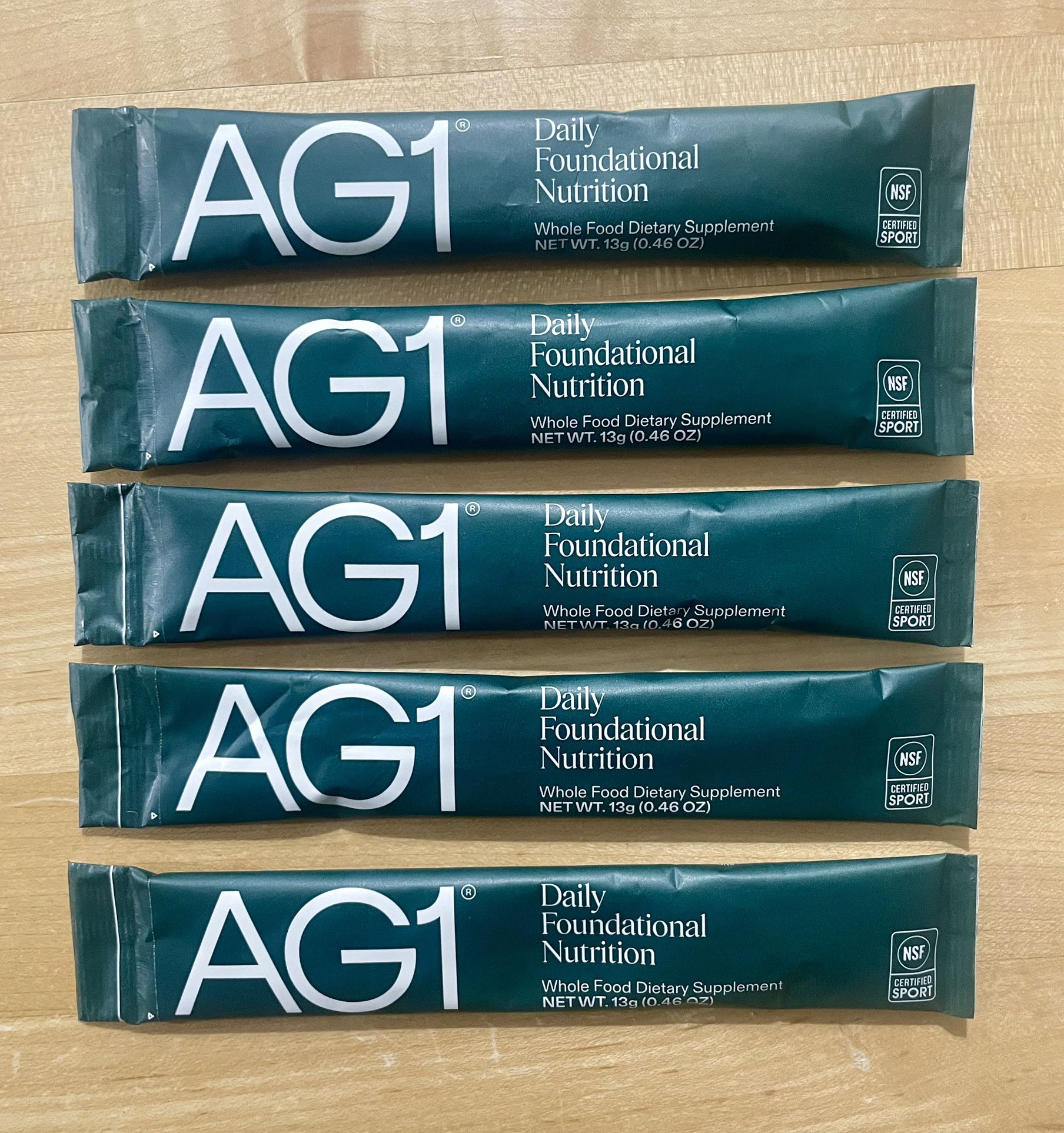 AG1 Next Gen (5) Travel Packs - Free Shipping