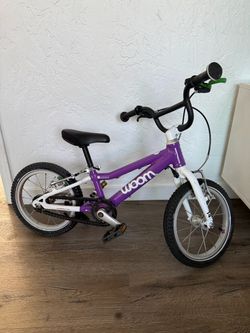 Woom 2 Kids Bike 14-Inch Purple