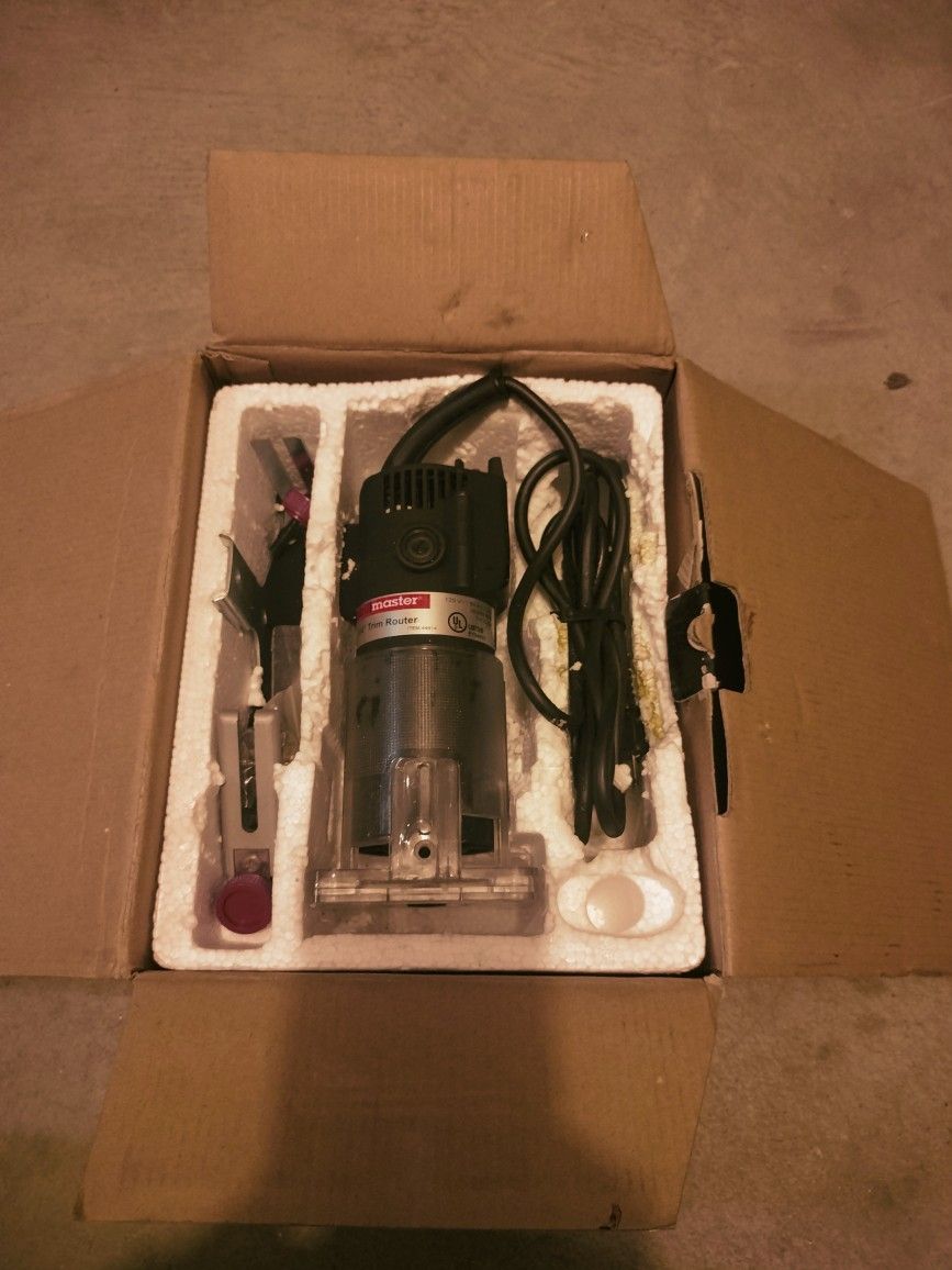 Drill Master 1/4" Trim Router Tool 