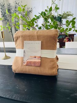 Casaluna heavyweight linen duvet set-king
