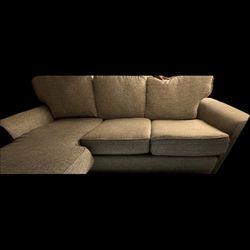 Couch With 2 Pillows , Fouton, & All Cushions