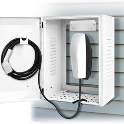 Wall-Mounted Charger Box with Lock, Compatible with Tesla Model 3/Y/S/X,#1464KK7