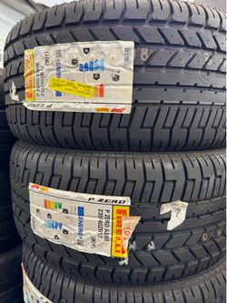 (2) 17” Pirelli Pzero 235/40/17 Diablo new tires