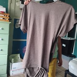 Brown Blouse Size Medium