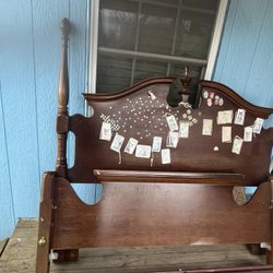 Queen Bed Fram And Head Board.