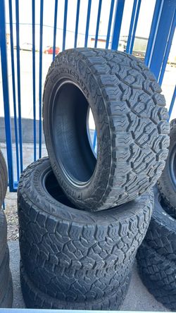 Set of 4 used tires 33 1250 20