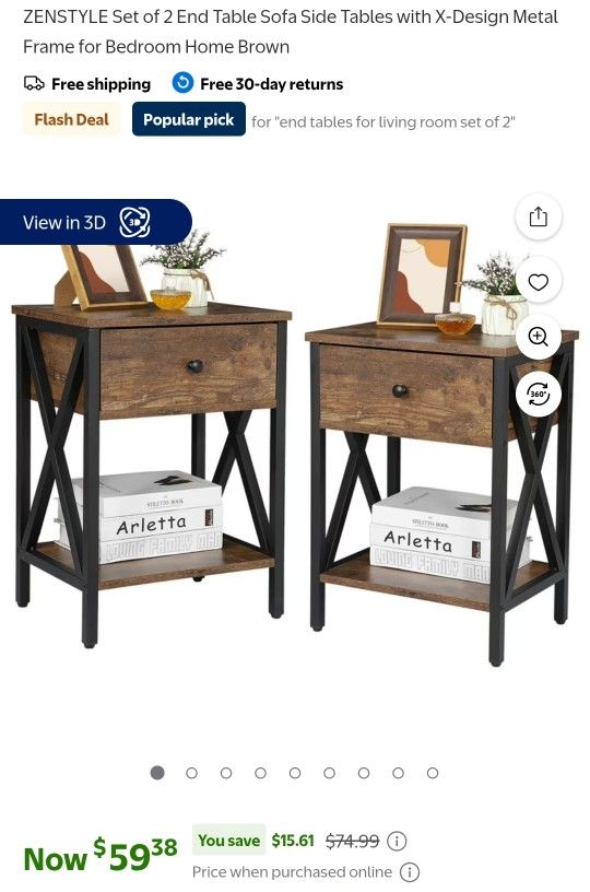 End Tables/Side Tables (2-Pack)