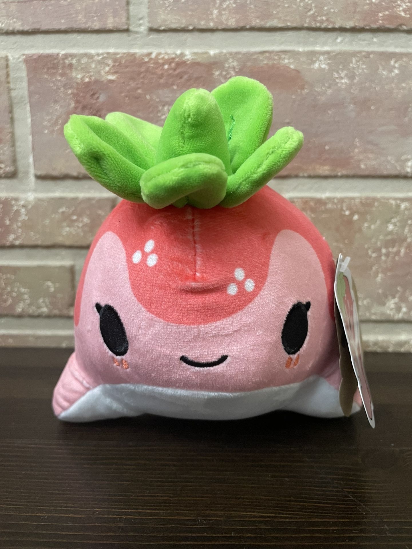 Strawberry Nomwhal  Plush Narwhal Tasty Peach Studios  7 Inch NWT