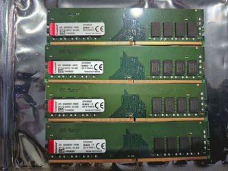 Kingston DDR4 8GB RAM Sticks – Set of 4
