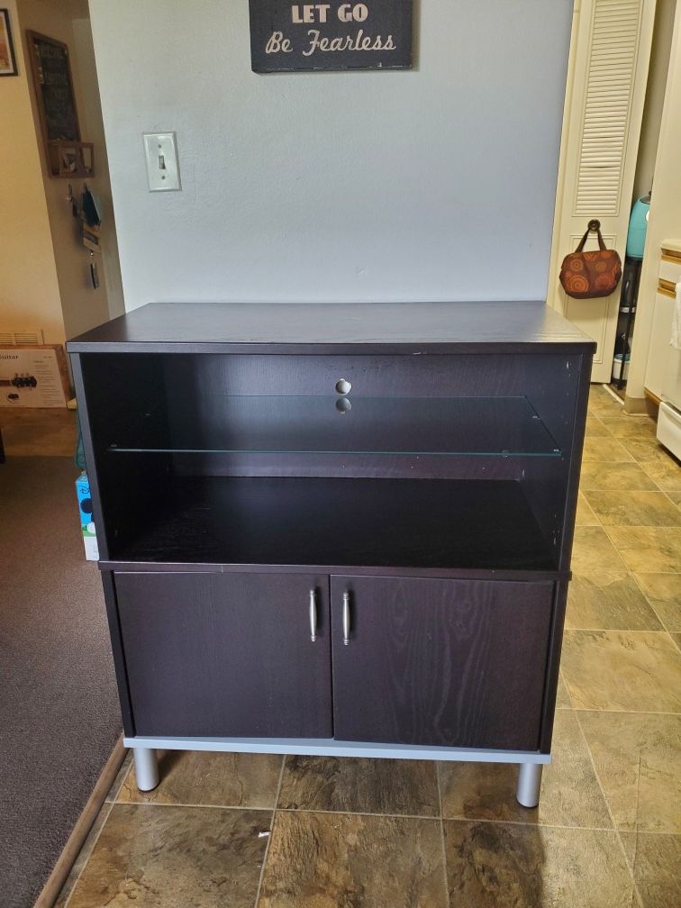 Ikea Effektiv Cabinet Dark Brown desk
