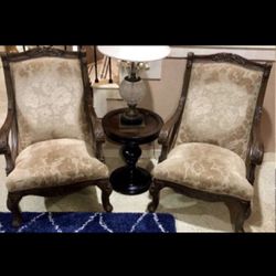 Oversized antique chairs