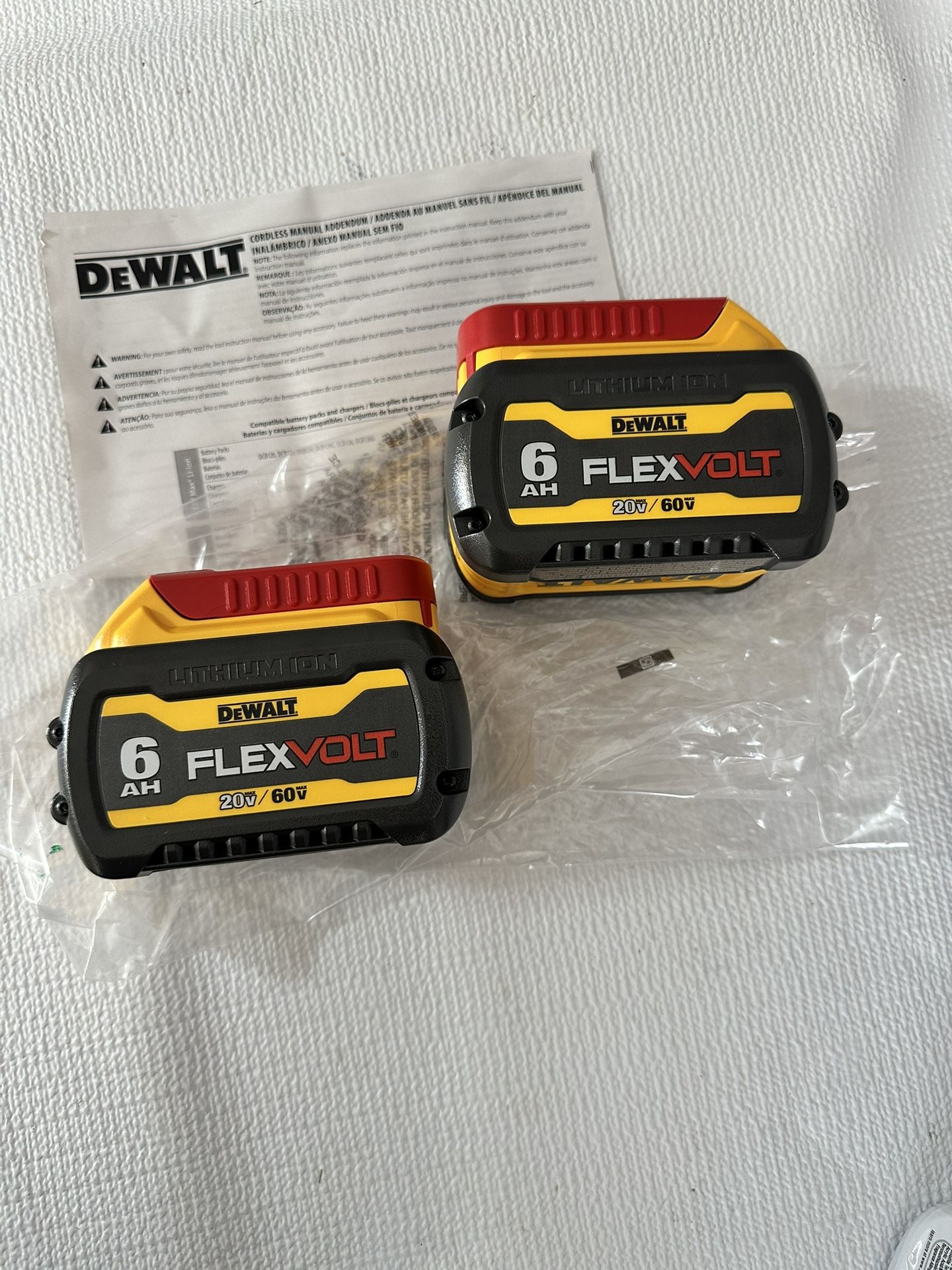 FLEXVOLT 20V/60V Lithium-Ion 6.0Ah Battery