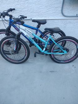 2 Ozone 24 inch mountain bikes