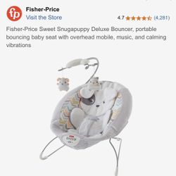 Fisher-Price Snugapuppy Deluxe Bouncer