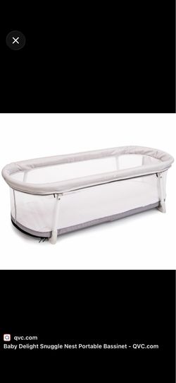 Baby Delight Snuggle Nest Portable Infant Bassinet