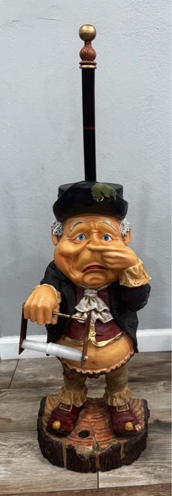 THE LAFF Collection TOILET PAPER HOLDER Designed in Holland Leprachaun/Gnome