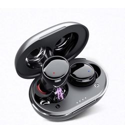 Wireless Earbud, Bluetooth Headphones 5.0 Noise Cancelling Stereo in-Ear Earphones, Touch Control, IP7 Waterproof Sport Mini Bluetooth Earbud with HD 