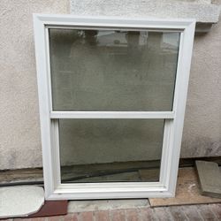 3x4 Ft White Vinyl Windows — Retro Fit