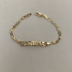 Gold-plated bracelet for children or babies