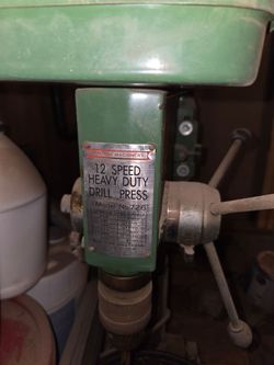 12 speed heavy duty drill press