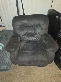 Gray recliner