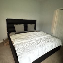 Bed Frame With Mattres
