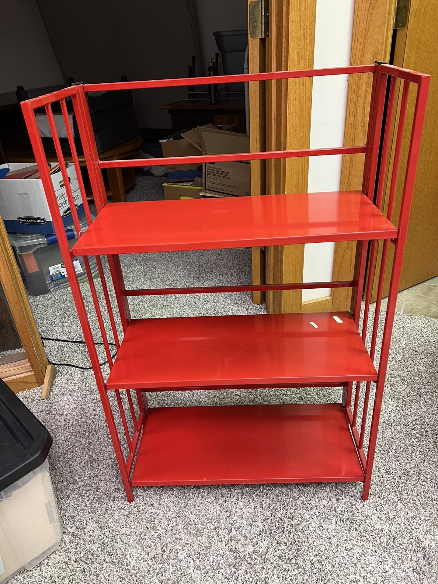 Folding Metal Shelf