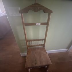 Solid Oak Butler’s Chair