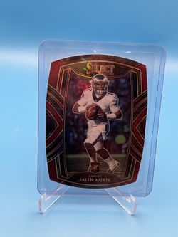 Jalen Hurts 2020 Panini Select Club Level Maroon Die-Cut Rookie