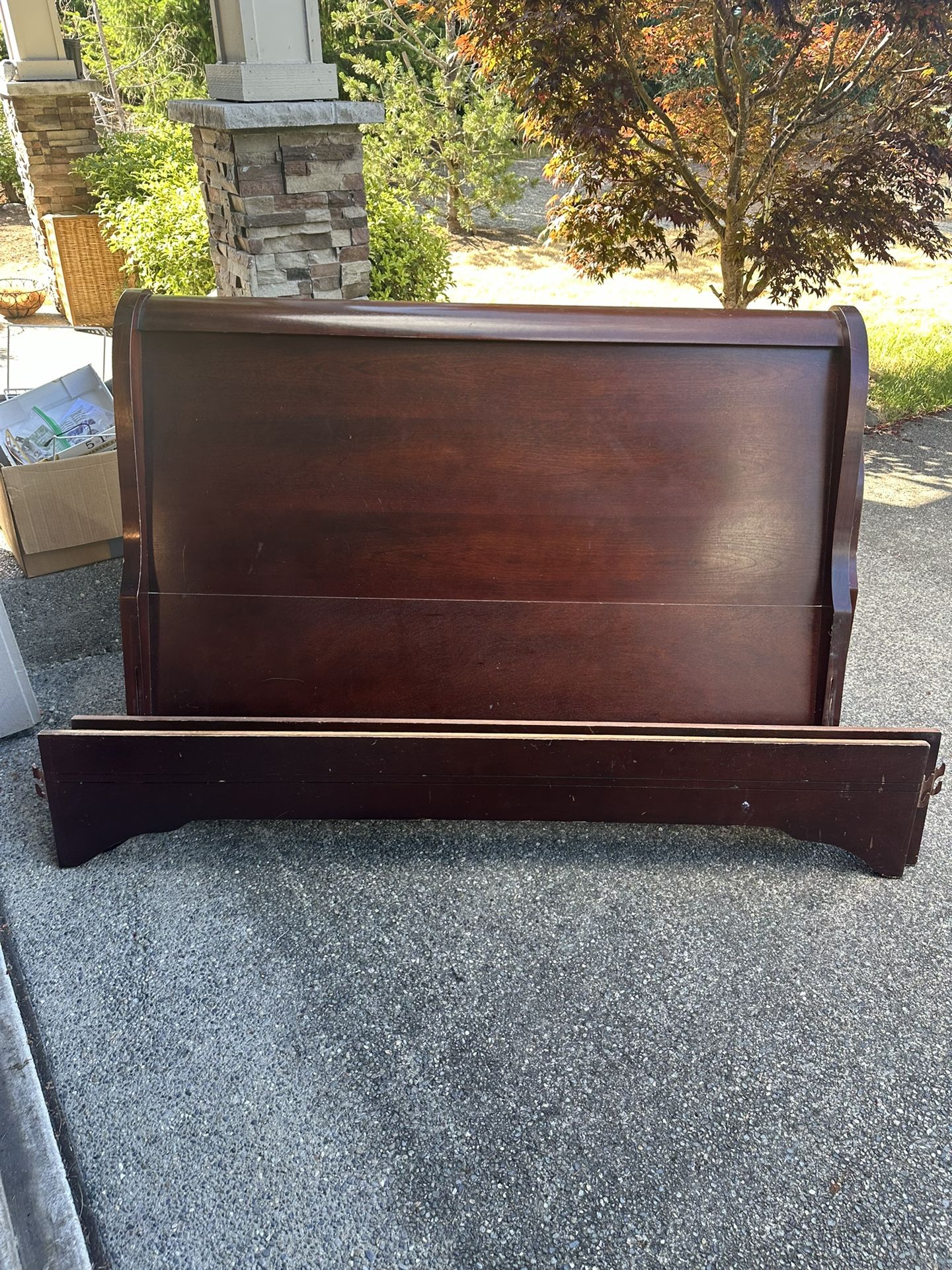 Queen Size Wooden Bed Frame