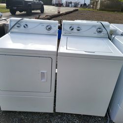 Speed Queen Washer And Dryer Set Electric 