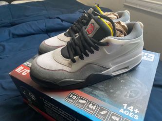 New Jordan MENS Jordan 4 RM PRM Premium "White Black Smoke Grey Fire Red" IB8052 100 Size 11