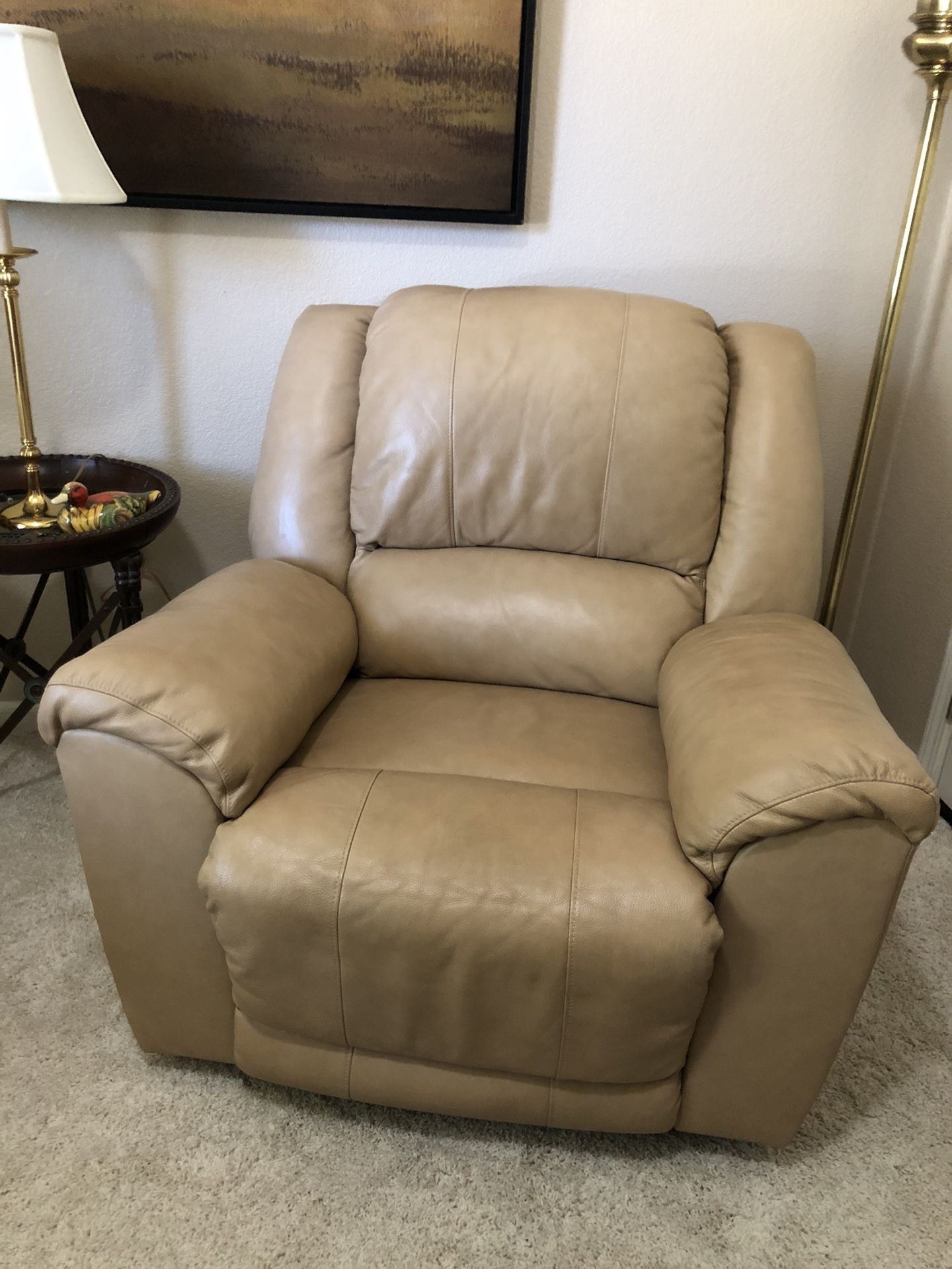 ELECTRIC LEATHER ROCKER RECLINER