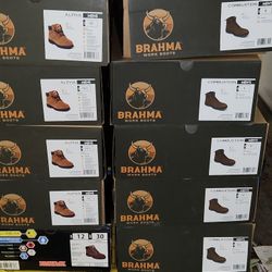 10 Pairs Of Steel Toe Work Boots  
