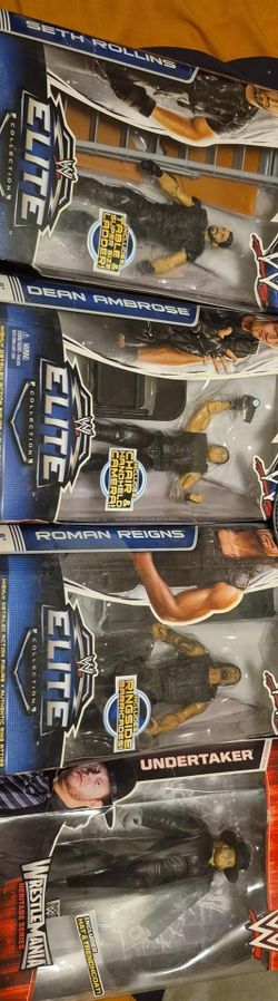 WWE Elite & WrestleMania Action Figures Set of 4