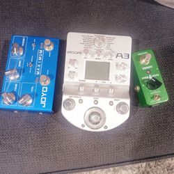 Noise Killer, Over Drive And Acoustic Pedal 