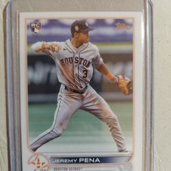 Jeremy Pena Rookie And  Minor Leagues (Woodpeckers) Baseball Cards!!