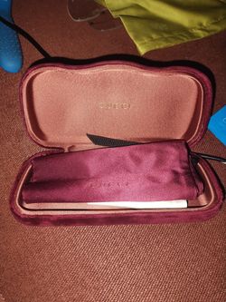 Gucci eye glass case