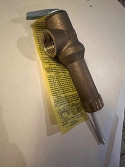 Watts 3/4”  temp and pressure relief valve