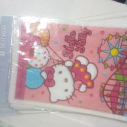 Hello kitty Party Bags And Happy Bday Bags