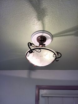 Vintage cozy ceiling light fixture