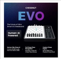 Chessnut Evo AI Chess Computer — Built-in Maia Engine, Customizable!