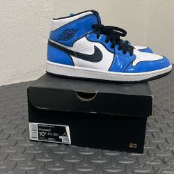 Jordan 1 Mid UNC Patent – Size 10.5 w/ Box 💧🔥
