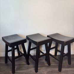 Ashley Wooden Bar Stools 