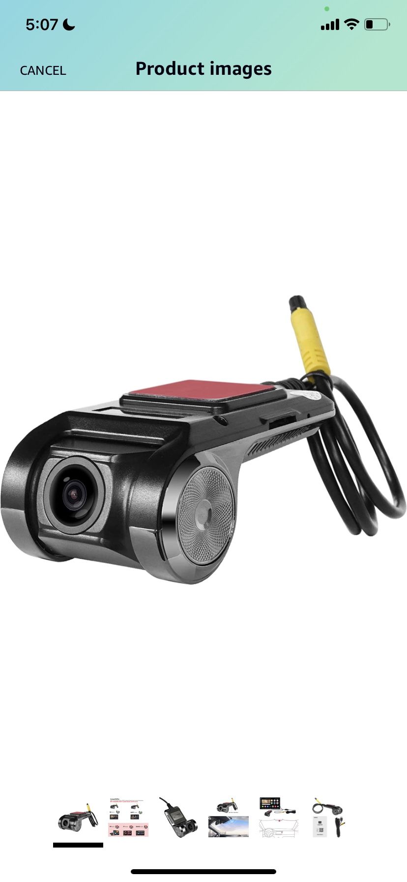 ATOTO AC-44P2 1080P USB DVR On-Dash Camera - Sony Sensor Image- Recording Video On Camera End -Compatible with ATOTO A6 & S8 Series. Not Compatible wi