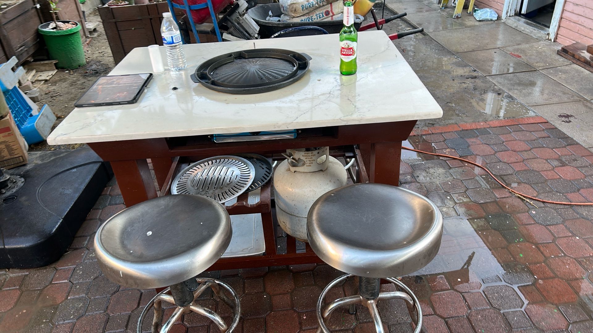 Korean Bbq Grill Table