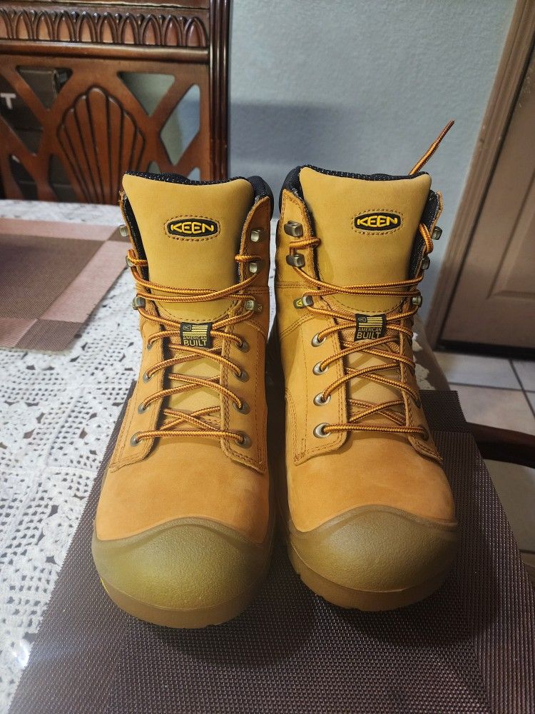 KEEN WORK BOOTS SIZE 10 MEN'S