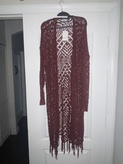 HEYSON knit Cardigan - Size LARGE