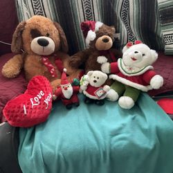 Christmas stuffed animals items